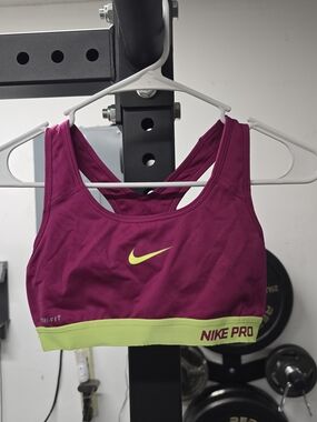 Nike Magenta Racerback Sports Bra